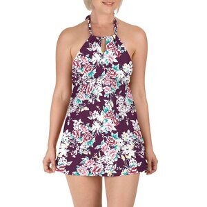 NWT Women's Carole Hochman Swimdress Swimsuit One Piece 8 14